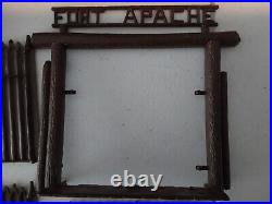 Vintage 1978 Marx Fort Apache #4202 Stockade Gate Blockhouse incomplete