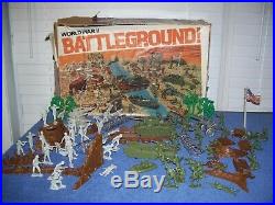 Vintage 1978 World War II Battleground Play Set by Marx