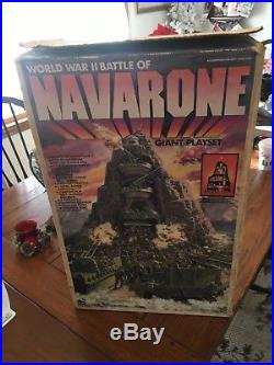 Vintage 1981 MEGO MARX WWII Battle of Navarone Giant Playset Mostly complete