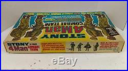 Vintage 60's Marx Stoney 4-Man Combat Team MIB (Sealed Contents) Beautiful L@@K