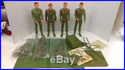 Vintage 60's Marx Stoney 4-Man Combat Team MIB (Sealed Contents) Beautiful L@@K