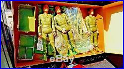 Vintage 60s Marx Stony 4-Man Combat Team GI Poseable Action Soldier Play Set