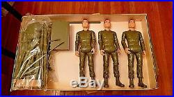 Vintage 60s Marx Stony 4-Man Combat Team GI Poseable Action Soldier Play Set