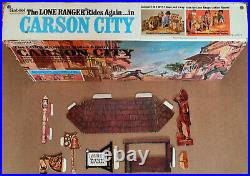 Vintage 70's Gabriel/Marx Lone Ranger CARSON CITY Action Figure/Playset 100% Com