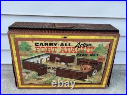 Vintage Carry All Action Fort Apache Play Set Style 4685