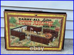 Vintage Carry All Action Fort Apache Play Set Style 4685