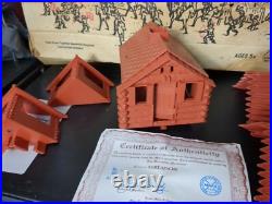 Vintage Collectible MARX FORT APACHE PLAYSET #4502 In BOX Coa 4502 Figures