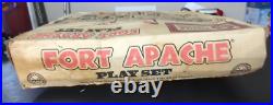 Vintage Collectible MARX FORT APACHE PLAYSET #4502 In BOX Coa 4502 Figures