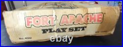 Vintage Collectible MARX FORT APACHE PLAYSET #4502 In BOX Coa 4502 Figures