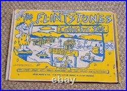Vintage Complete Flintstone Collector Play Set, Marx, Ruby Edition, 1991