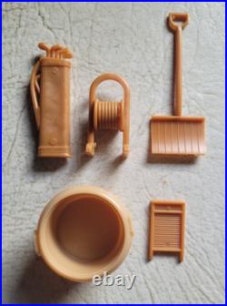 Vintage Complete Flintstone Collector Play Set, Marx, Ruby Edition, 1991
