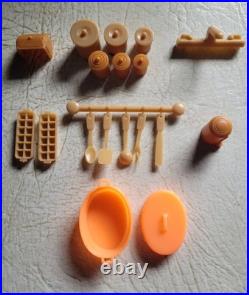 Vintage Complete Flintstone Collector Play Set, Marx, Ruby Edition, 1991