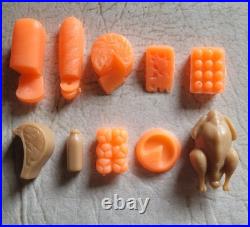 Vintage Complete Flintstone Collector Play Set, Marx, Ruby Edition, 1991