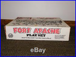 Vintage Cowboy Indian Toy 1995 Marx Fort Apache Western Playset In Box