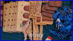 Vintage DAVY CROCKETT AT THE ALAMO Game EXTRA BUILDINGS & PIECES 3 Total Sets