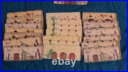 Vintage DAVY CROCKETT AT THE ALAMO Game EXTRA BUILDINGS & PIECES 3 Total Sets