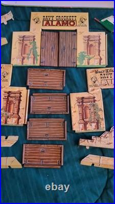 Vintage DAVY CROCKETT AT THE ALAMO Game EXTRA BUILDINGS & PIECES 3 Total Sets