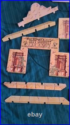 Vintage DAVY CROCKETT AT THE ALAMO Game EXTRA BUILDINGS & PIECES 3 Total Sets
