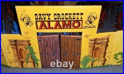 Vintage Davy Crocket 82 Piece Remember The Alamo Fort Play Set By Marx