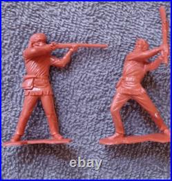 Vintage Davy Crocket 82 Piece Remember The Alamo Fort Play Set By Marx