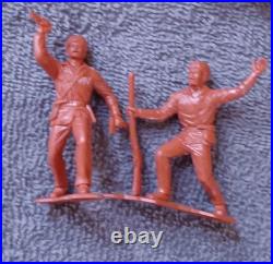 Vintage Davy Crocket 82 Piece Remember The Alamo Fort Play Set By Marx