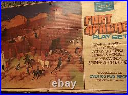 Vintage Fort Apache Marx Play set in Box #59841 Complete Sears