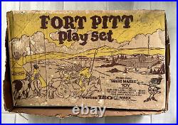 Vintage Htf Marx 1959 Fort Pitt Playset R3741 Original Box Incomplete Parts Only