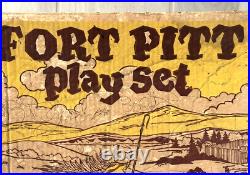 Vintage Htf Marx 1959 Fort Pitt Playset R3741 Original Box Incomplete Parts Only Vintage Htf Marx 1959 Fort Pitt Playset R3741 Original Box Incomplete Parts Only
