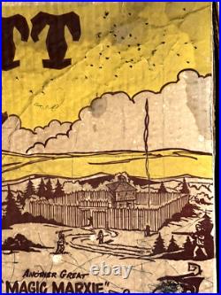 Vintage Htf Marx 1959 Fort Pitt Playset R3741 Original Box Incomplete Parts Only