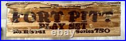 Vintage Htf Marx 1959 Fort Pitt Playset R3741 Original Box Incomplete Parts Only