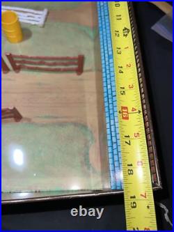 Vintage LOUIS MARX Fort Apache Carry-All Action Playset with Accessories 1968