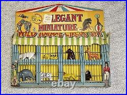 Vintage Linemar Marx Elegant Miniatures Wild Animal Circus Set Original Package