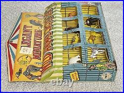 Vintage Linemar Marx Elegant Miniatures Wild Animal Circus Set Original Package