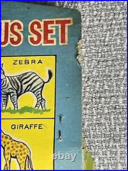 Vintage Linemar Marx Elegant Miniatures Wild Animal Circus Set Original Package