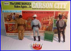 Vintage Lone Ranger CARSON CITY Old West Town PLAYSET, Marx Gabriel 25670