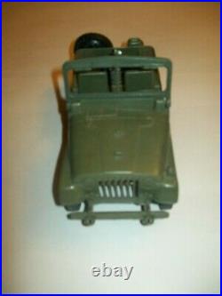 Vintage Lot Of 3 1950/60' S Plastic Military Vehicles (jeep Etc.)