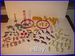 Vintage Lot of 85+ Marx Super Circus 1950's ANIMALS & PERFORMERS & Accessories