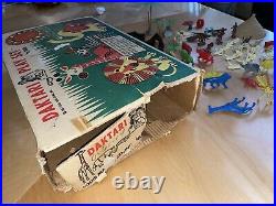 Vintage Louis MARX 1967 DAKTARI PLAYSET # 3718 WITH BOX 50+ Pieces Rare Set