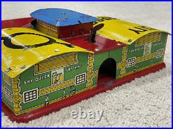 Vintage Louis MARX City Airport Sky Way TIN Toy Excellent Condition