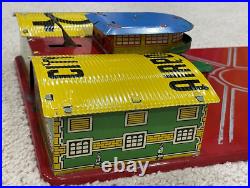 Vintage Louis MARX City Airport Sky Way TIN Toy Excellent Condition