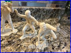 Vintage Louis Marx 1963 Universal Picture Co. Monsters 6 Figures, Halloween