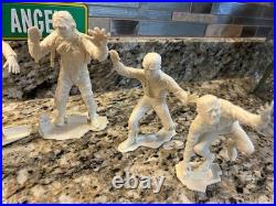 Vintage Louis Marx 1963 Universal Picture Co. Monsters 6 Figures, Halloween