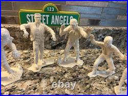 Vintage Louis Marx 1963 Universal Picture Co. Monsters 6 Figures, Halloween