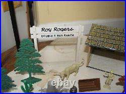 Vintage Louis Marx Playset Roy Rogers Rodeo Ranch Western Cowboy Toy Set