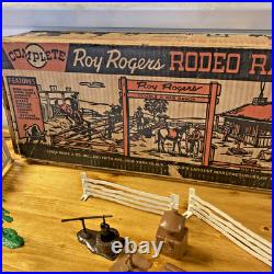Vintage Louis Marx Roy Rogers Rodeo Ranch Playset Incomplete