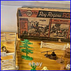 Vintage Louis Marx Roy Rogers Rodeo Ranch Playset Incomplete