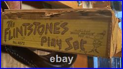 Vintage Louis Marx The Flintstones Play Set 4672 Original Box
