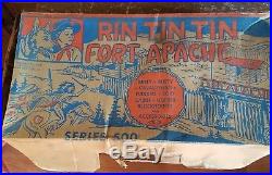 Vintage MAR Marx Rin Tin Tin Fort Apache Stockade Play Set Series 500 1955