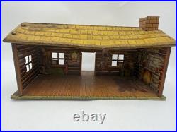 Vintage MARX BAR-M-RANCH Play Set With 70+ Vintage Piece- Western Ranch Set