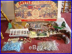 Vintage MARX BATTLE OF THE BLUE AND GRAY Civil War Playset #4760